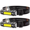 USB Rechargeable LED Headlamp - Multifunctional, Super Bright, Long-Range for Night Fishing, Emergency, and Outdoor Use