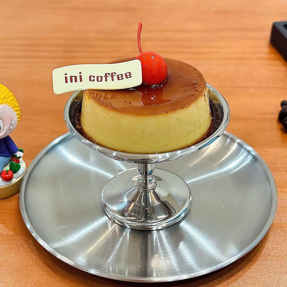 Stainless Steel Dessert Cups Dessert Goblets Mousse Cups Candy Container Party Favors For Serving Ice Cream Salad Fruit Pudding