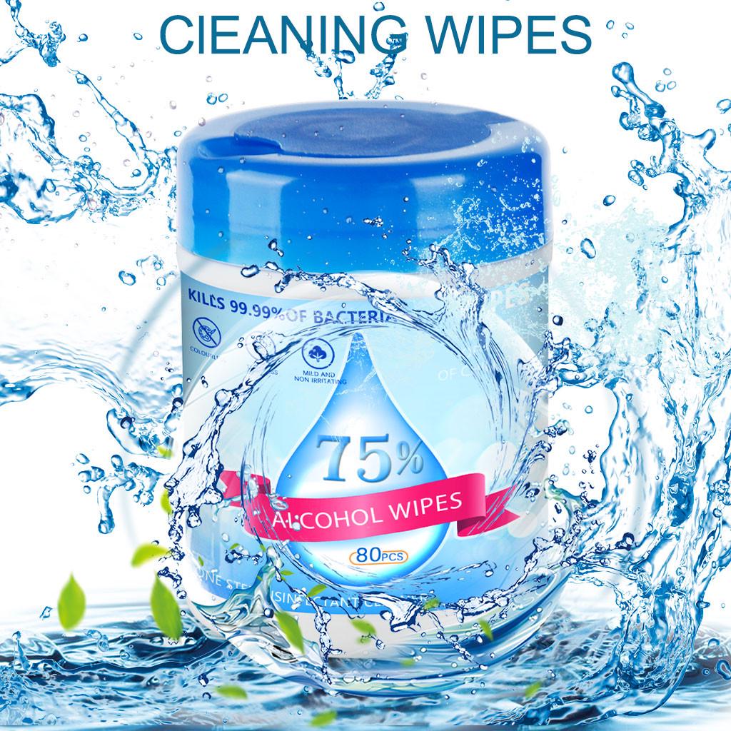 Buy Maelove Disinfection Wipes 80 Sheets Bag Portable 75 Alcohol Wipes 5ML at affordable prices