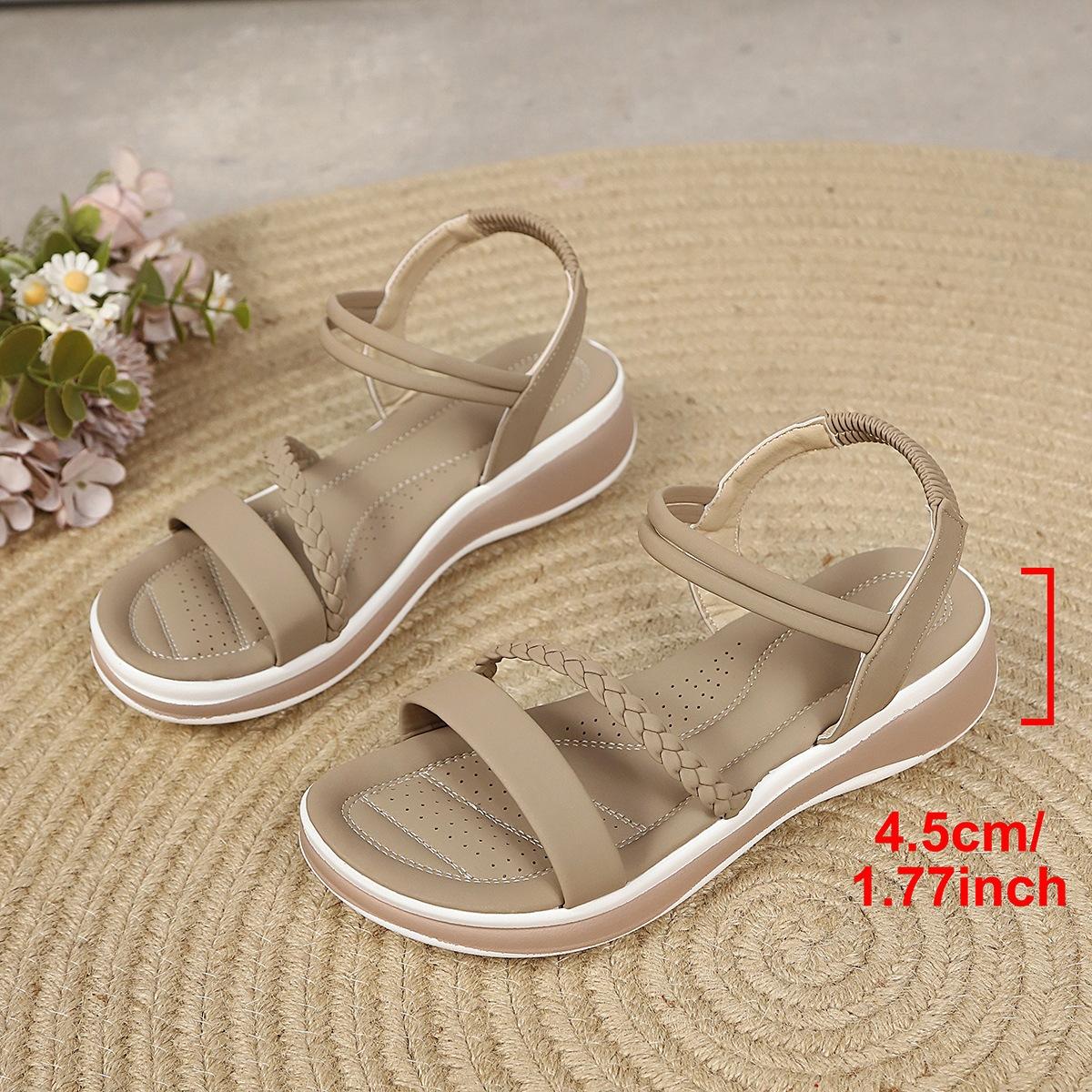 Anti-slip Shoes, Flat-bottomed Shoes, Women s New Style Sports Sandals, Large Size 36