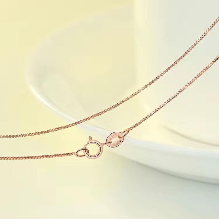 2021 Silver-Plated Women's Necklace, Non-Fading Niche Jewelry Clavicle Chain - Ideal Qixi Valentine’s Day Gift