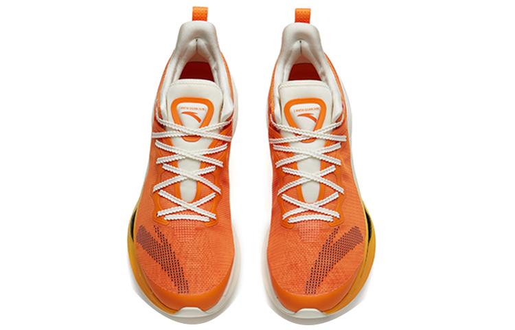 Men's Sneakers Anta Running Collection Slip Resistant Abrasion Resistant Low top Running Shoes Men's Sunset