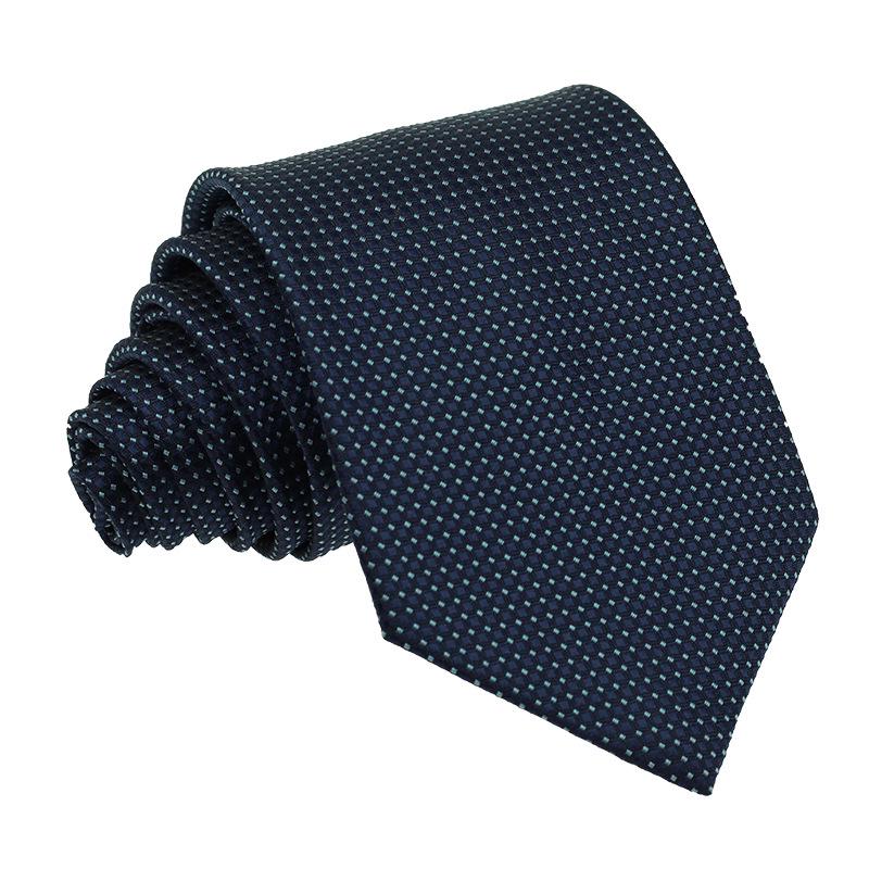 Men's Premium 7.5cm Plaid Polyester Tie for Business, Casual, Wedding, or Best Man Suit.