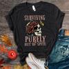 Reine Bosheit überlebensfähig T-Shirt, Behinderung Shirt, Überlebensgeschenk