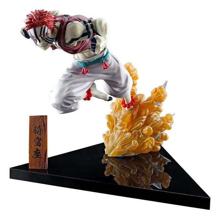 Ichiban Kuji Demon Slayer ~Hold a Blade at Dawn~ C Prize Akaza Figure, Multicolor, 730g
