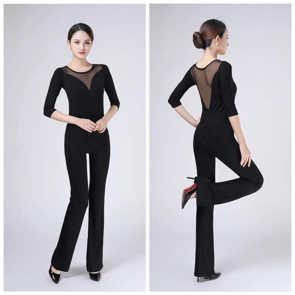 2023 Mesh Bodysuit Set for Dance and Posture Training - Sexy, Elegant, and Slimming
