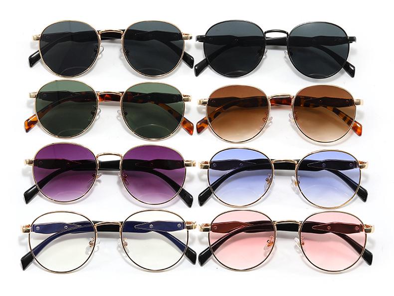 2024 Round Fashion Sunglasses: European & American High-End Street Style