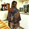 Women's Halloween Print Hooded Pullover Top with 3/4 Sleeves