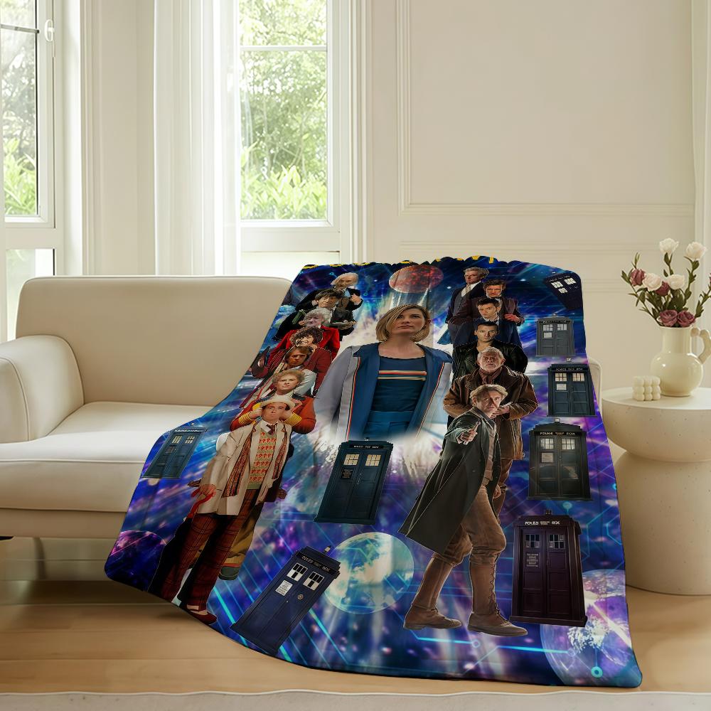 Fantasy movie D doctor w WhoS Blanket For Sofa Office Bed Plane Travel Sleep Read Relax Camping Soft And Warm