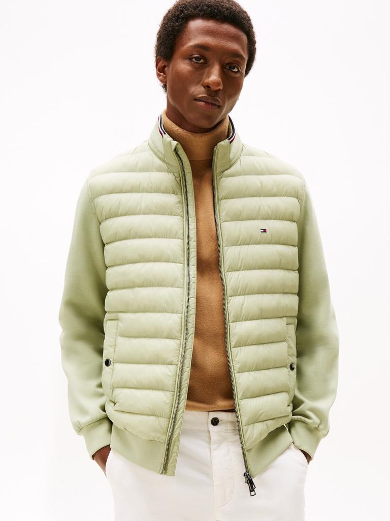 Winter Jacket Tommy Hilfiger Quilted Zip-Thru Jumper (MW0MW41329) Garden Sage