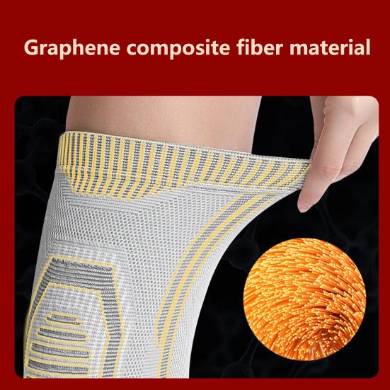 1Pc Self-heating Knee Pad Wear Resistant Highly Elastic Breathable Easy-wearing Keep Warm Self-heating