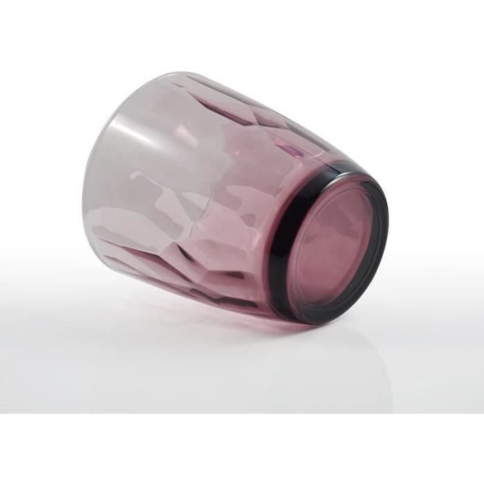 Verres - Bormioli Rocco - Diamond - Lot de 6 - Verre plat - Violet