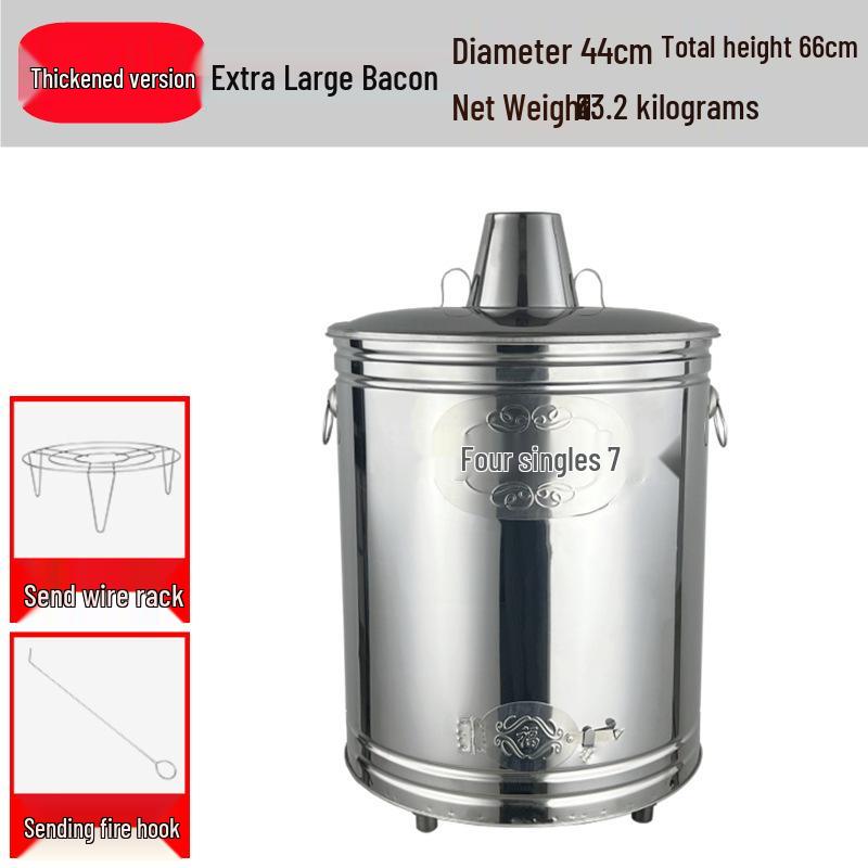 Gold Stainless Steel Indoor Paper Money Burning Barrel for Household and Temple Use