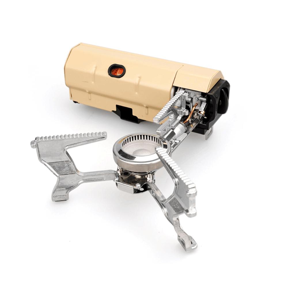 Portable Camping Cassette Stove Folding Gases Burner Butane Stove 2600W with Carrying Bag Outdoor Electronic Ignition Equipment