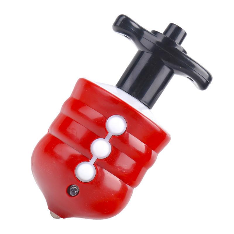 

Music Light Up Wooden Spinning Top Toy For Kids Night Market Display