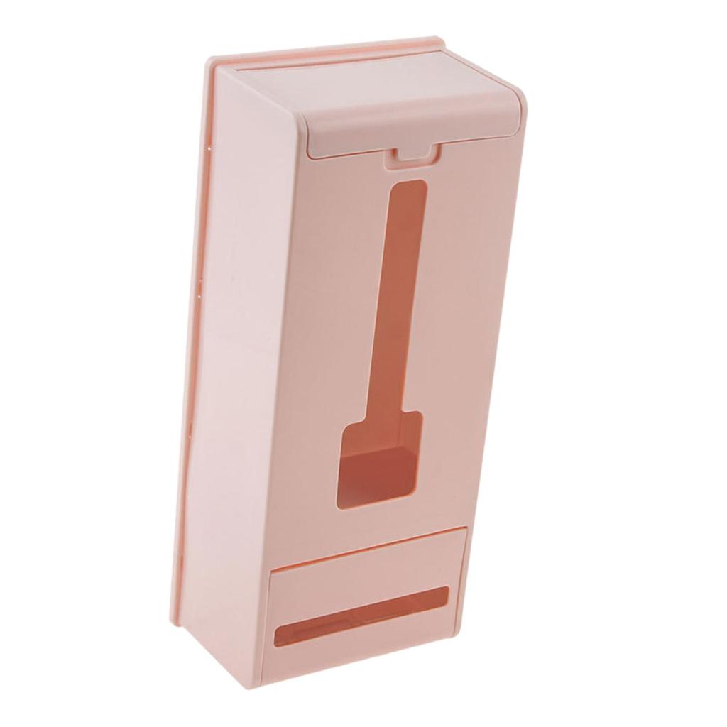 Grocery Bag Holder Container Decoration Trash Organizer for Bedroom Living Room , Pink