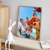 Disney Set Pittura Diamante Classico Judy e Nick Fan Art 5D Pittura Diamante Punto Croce Mosaico Decorazione Casa