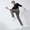 Men's High-Elastic Straight-Leg Fine-Stripe Casual Pants