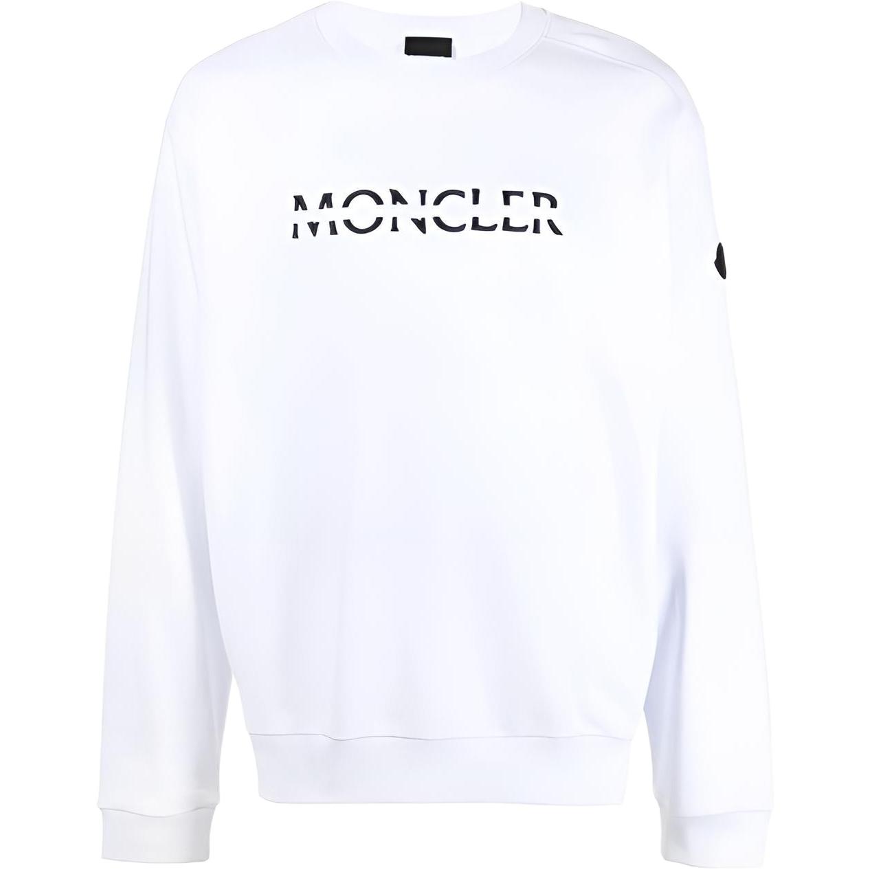 Moncler FW22 Vienkrāsains ar izšūtu logo