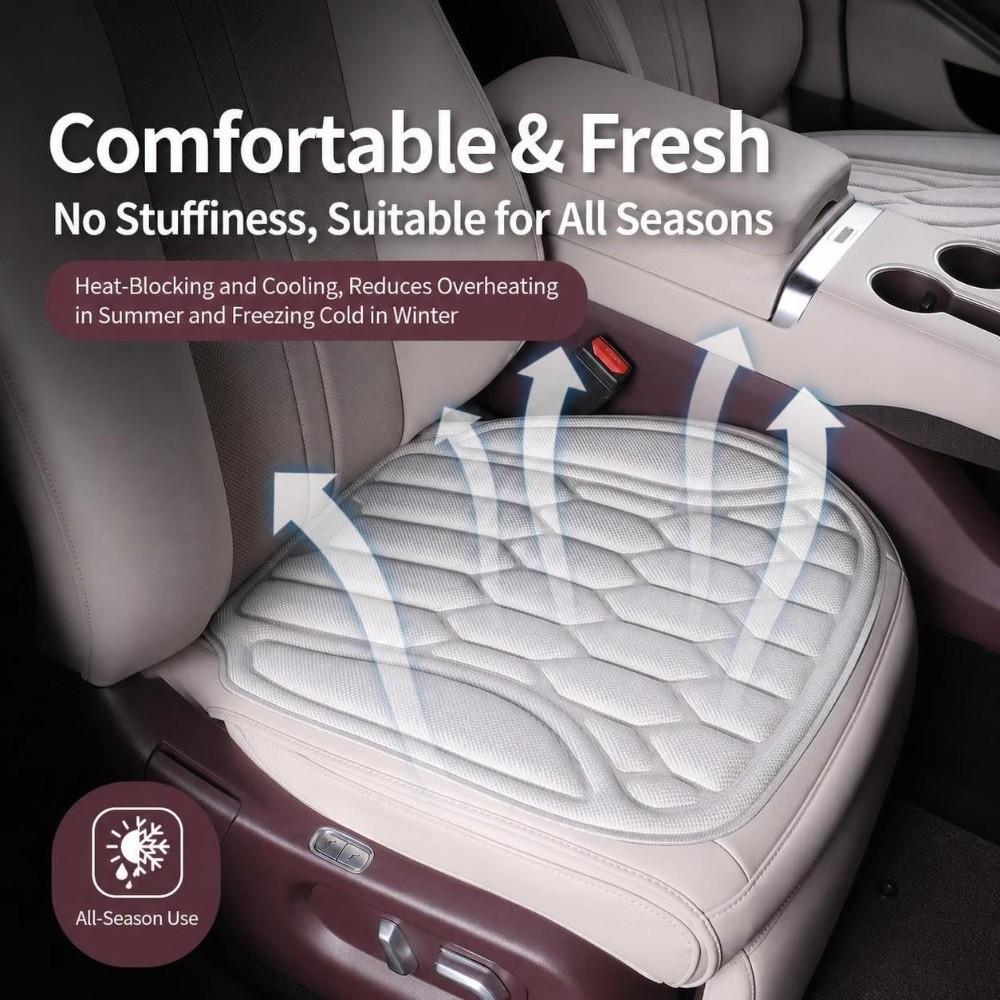 Non‑slip Car Seat Cushion Breathable Car Seat Protector Affordable Luxury Auto Seat Pad  Interior