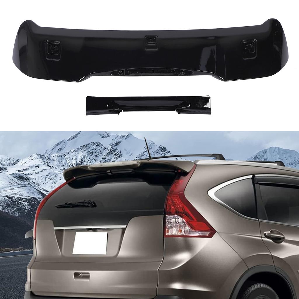Rear Spoiler Gloss Black Rear Roof Spoiler Wing for Improved Downforce 2012-2016