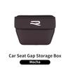 Car Trapezoidal Seat Gap Organizer HH645 PU Leather Storage Box Auto Accessories For VW R Scirocco Jetta Beetle Golf GTI Polo Tiguan