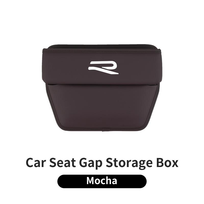 Car Trapezoidal Seat Gap Organizer HH645 PU Leather Storage Box Auto Accessories For VW R Scirocco Jetta Beetle Golf GTI Polo Tiguan