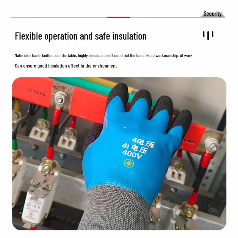 

Gongpinxing 400V Low Voltage Insulated Gloves