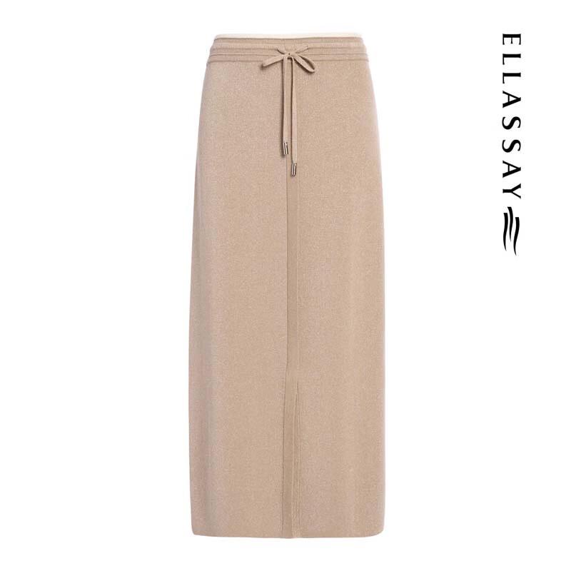 ELLASSAY Women's Knit Midi Skirt