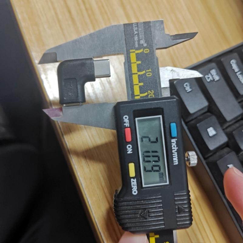 Right Angle USB C Male To Female Connector 90 Degree Bend Adapter 10Gbps Speed 5A Fast Charging Wide Compatibility