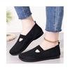 Women's Breathable Mesh Flying Woven Flats, Summer Casual Slip On Shoes, Lightweight Fashion Walking Shoes