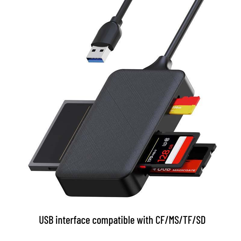 Apple-Compatible 8-in-1 USB 3.0 Dual-Head Type-C Card Reader & Expansion Dock