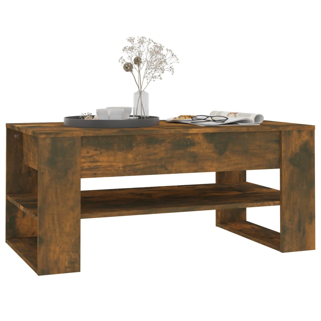 Coffee Table, Smoked Oak, 102X55X45 Cm