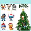 Festive 3.1in Acrylic Christmas Stitch Winnie Pendant Xmas Tree Decoration