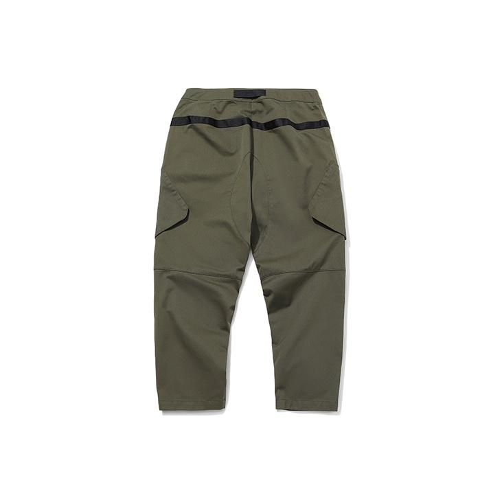 Li Ning X Star Wars Collaboration Loose Pocket Casual Pants Men Pants Dark-Olive-Green AKXQ503-2