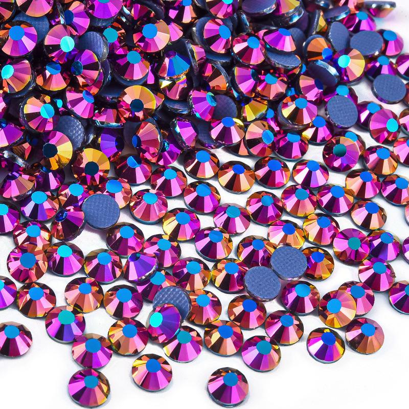 Imitation Glass Hot Diamond Rhinestone, Hot Melt Adhesive Bottom Protein Porcelain White Diy Crystal Beauty Clothing Accessories