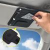 Car Sun Visors Organizer Multi-Pocket Business Card Storage Management Sunglasses Holder Visors Organizers