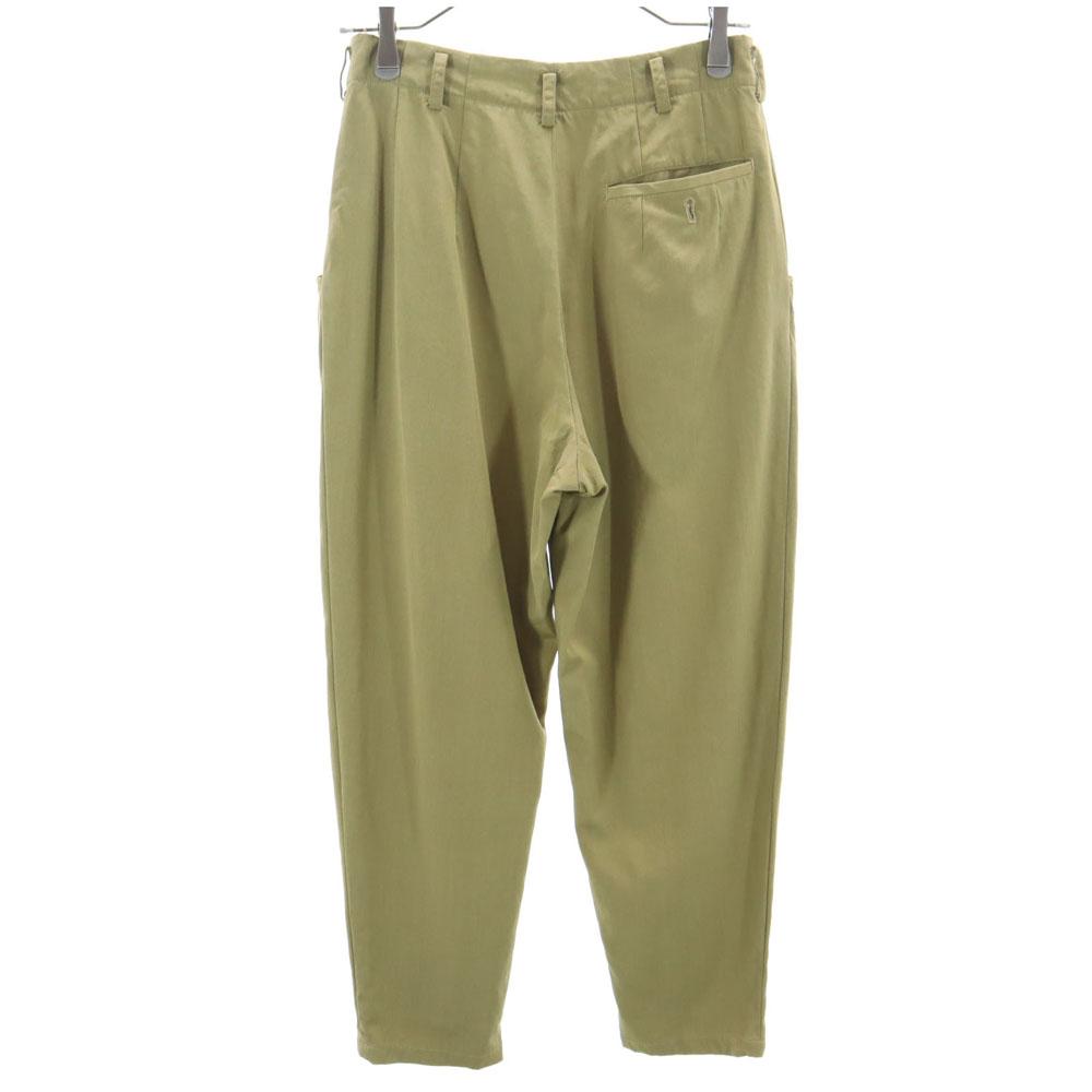Y's 80s Made in Japan Vintage Tapered pants Khaki Women Used