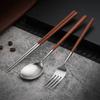 Minimalist Wooden Dinnerware Household Lunch Tableware Vintage Dessert Spoon  Restaurant