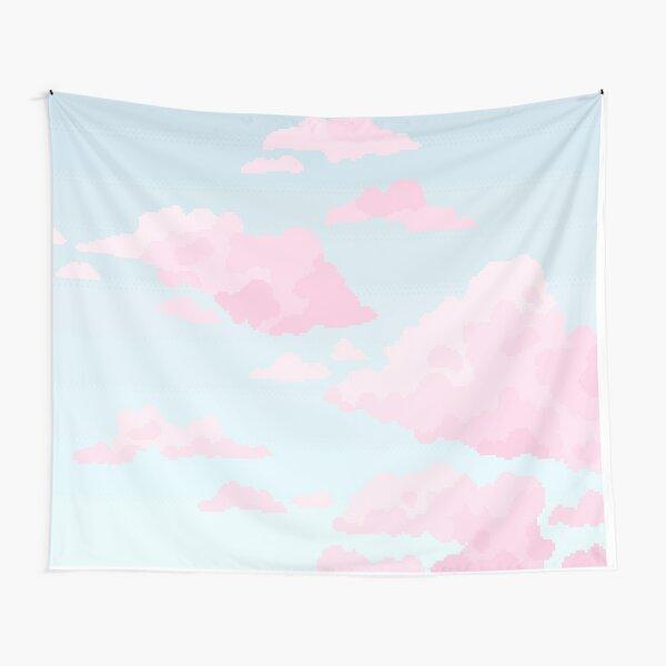 Pink Sky Tapestry Decor Cute Tapestry Pink Sky Cloud Air Backdrop Tapestry Wall Hanging for Home Living Room Bedroom Dorm