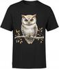 Men's T-shirt Owl Bird With Birds With Animals Forest With Print Print L
