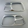 Chrome Front Headlight Frame Lid Cover Trim For 1999-2005 Suzuki Grand Vitara