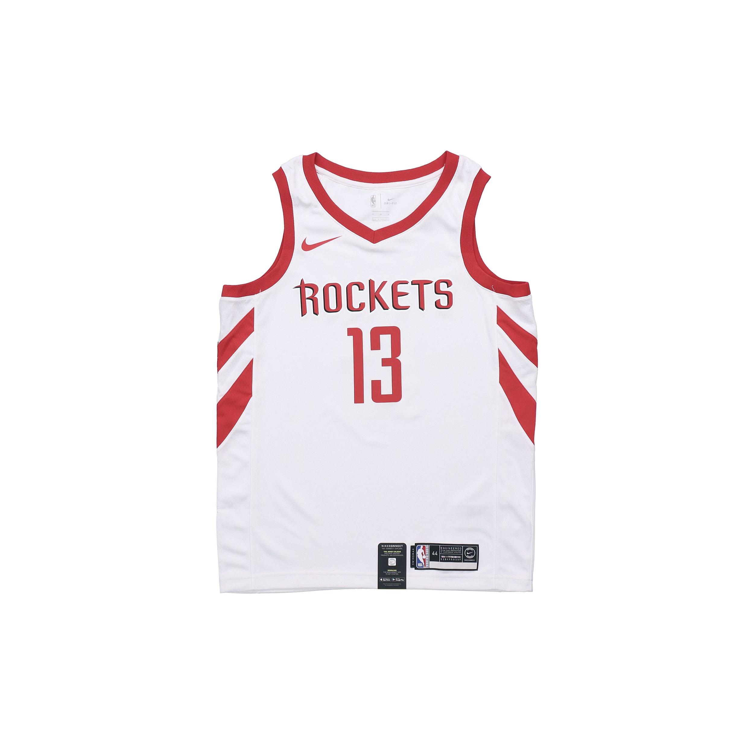 Nike NBA James Harden Association Edition Swingman Jersey SW 13 White Men s 864419-100 M