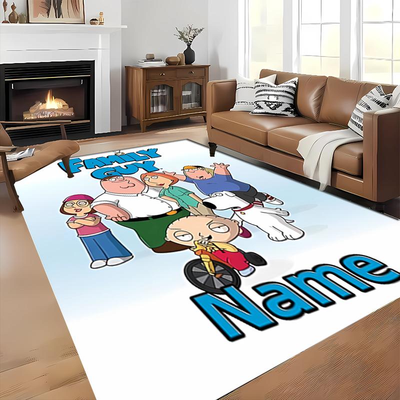 Custom personalization Family Guy Area Rug - Perfect For Kitchen, Bathroom,Laundry Room Decor Large Size Available,Gift All Seasons
