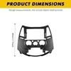 For Mitsubishi Grandis 2003-2011 9 Inch Car Fascia Frame Decorative Panel Mounting Auto Interior Accessories