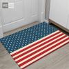 Stars And Stripes Bedroom Rug For Children Geometric Print Kitchen Runner Mats For Floor Bathroom Mat Absorbent