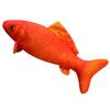 Red Koi Fish Plush Doll With Short Plush Material And Fluffy Structure For Living Space Decor