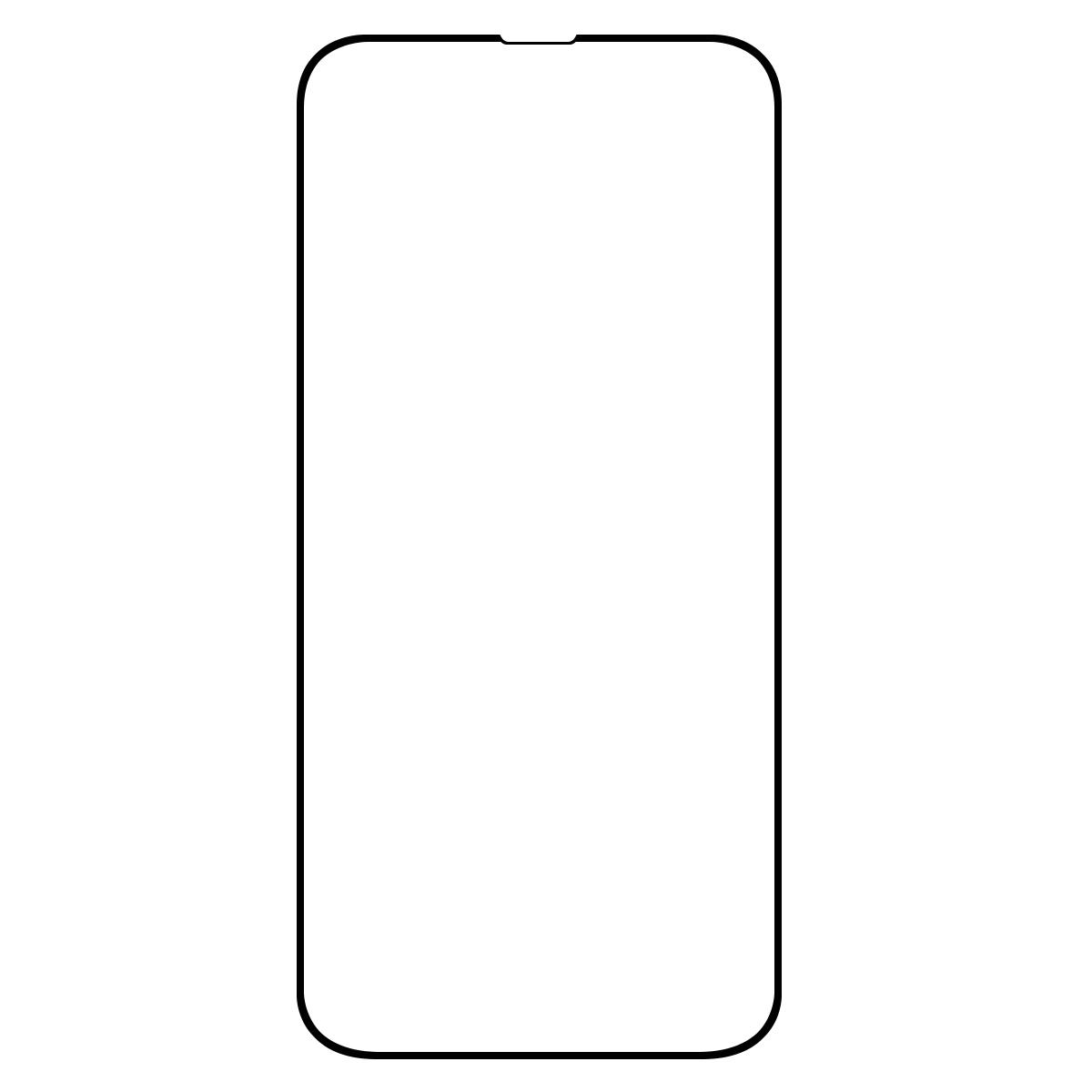 

RURIHAI For iPhone 14 6.1 inch Secondary Hardening Full Glue 0.26mm Thick 2.5D Arc Edge Full Covering HD Anti-shock High Aluminum-silicon Glass Film Type A