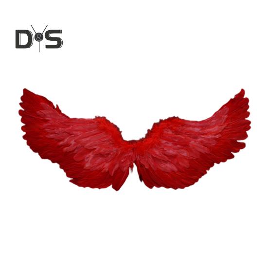 Kids Angel Wings Girls Princess Costume Adjustable Feather Fairy Wings Cosplay Stage Performance Prop for Halloween Parties