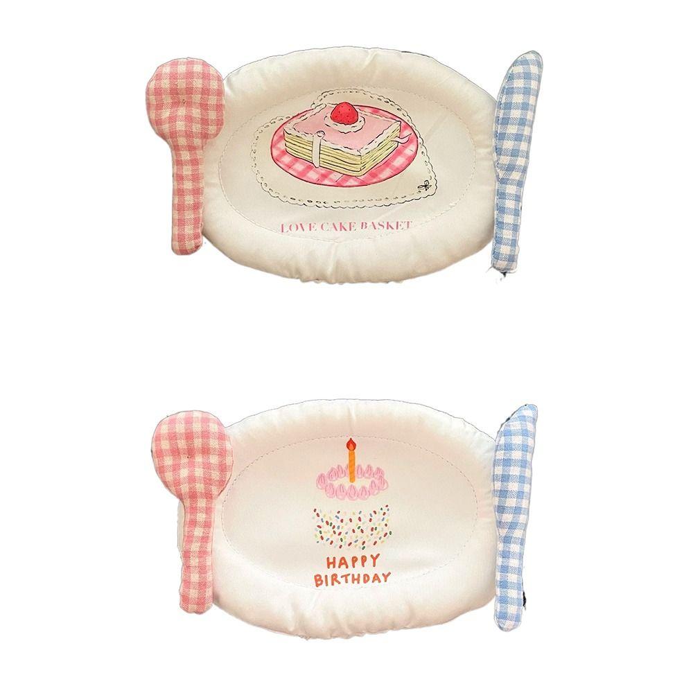 

Cotton Coaster Cake Pattern Table Mat Cute Insulation Pad Home Decoration Cake